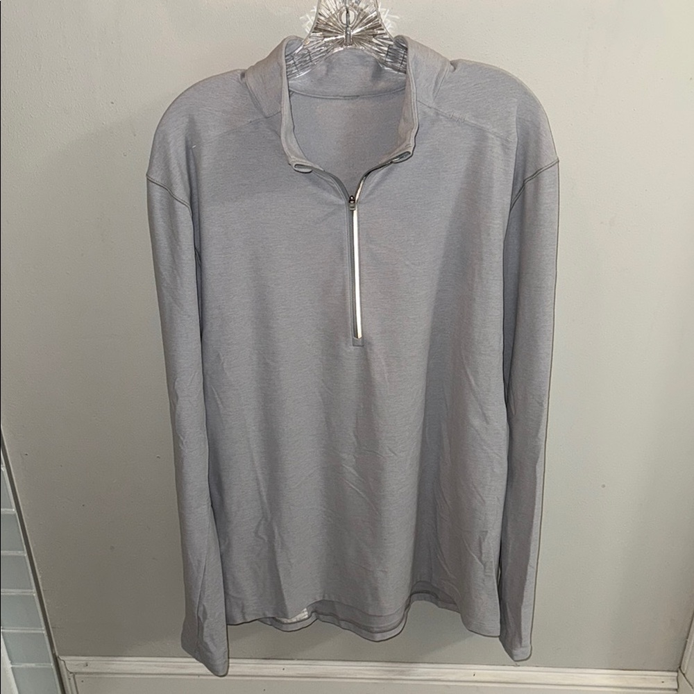 Lululemon Gray Quarter-Zip Pullover